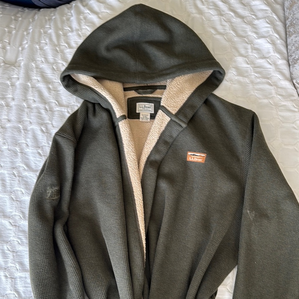L.L.Bean Green Hooded Jacket